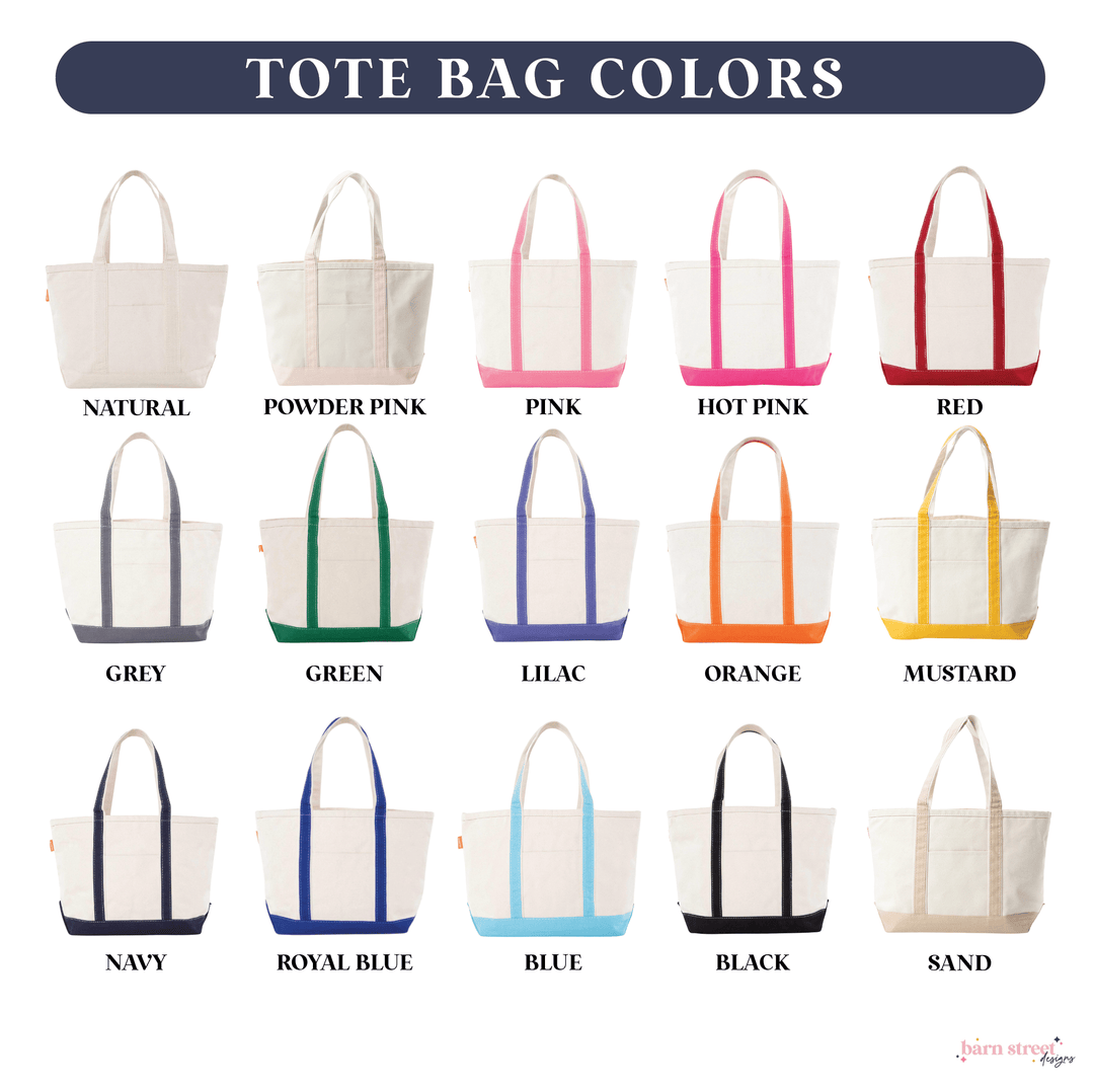 Personalized Teacher Tote Bag