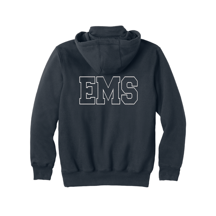EMS Carhartt® Heavyweight Hooded Zip Mock Sweatshirt Job Shirt