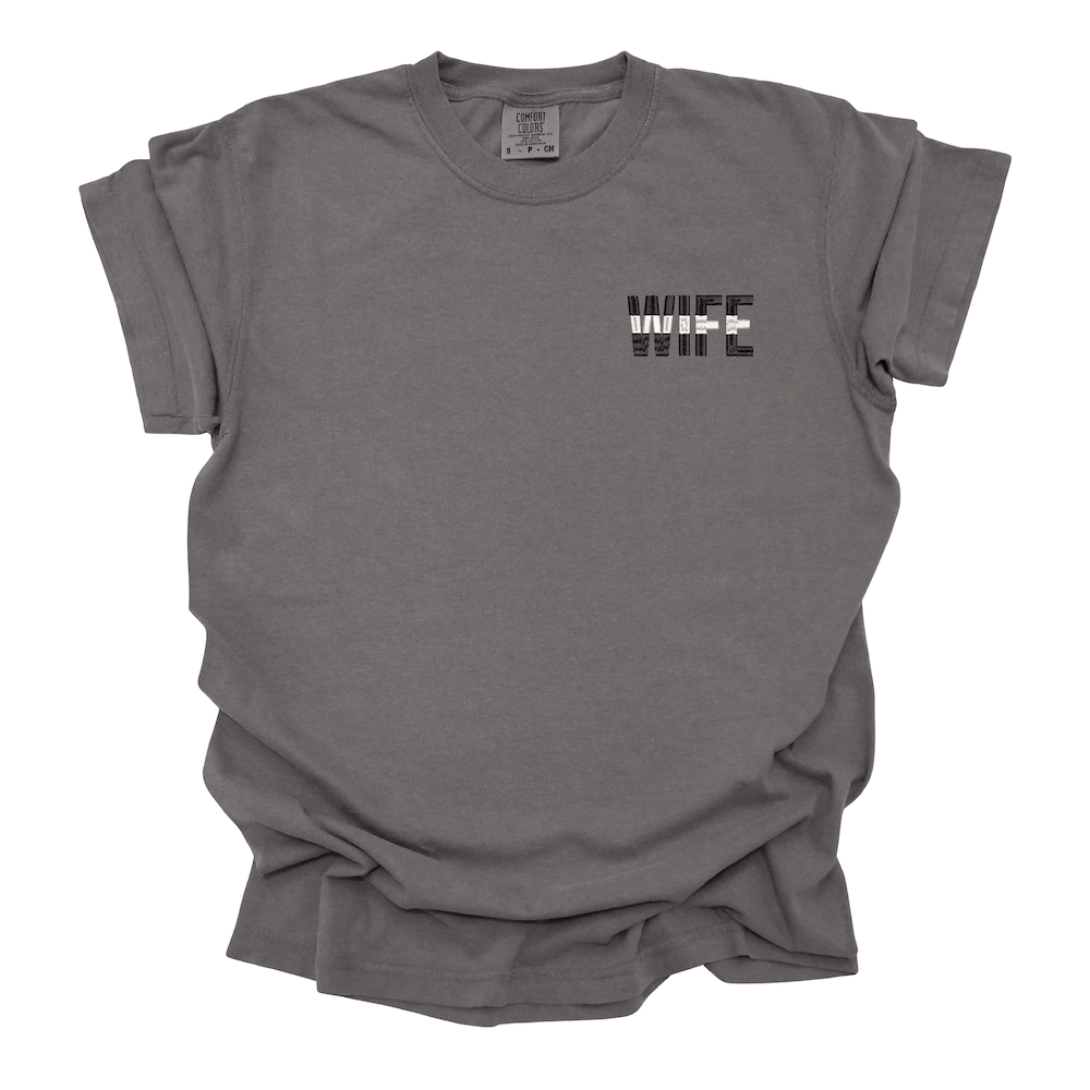 EMS Wife Thin White Line T-Shirt