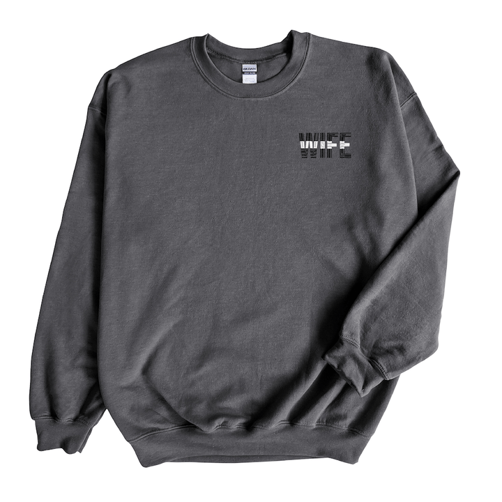 EMS Thin White Line Wife Crewneck
