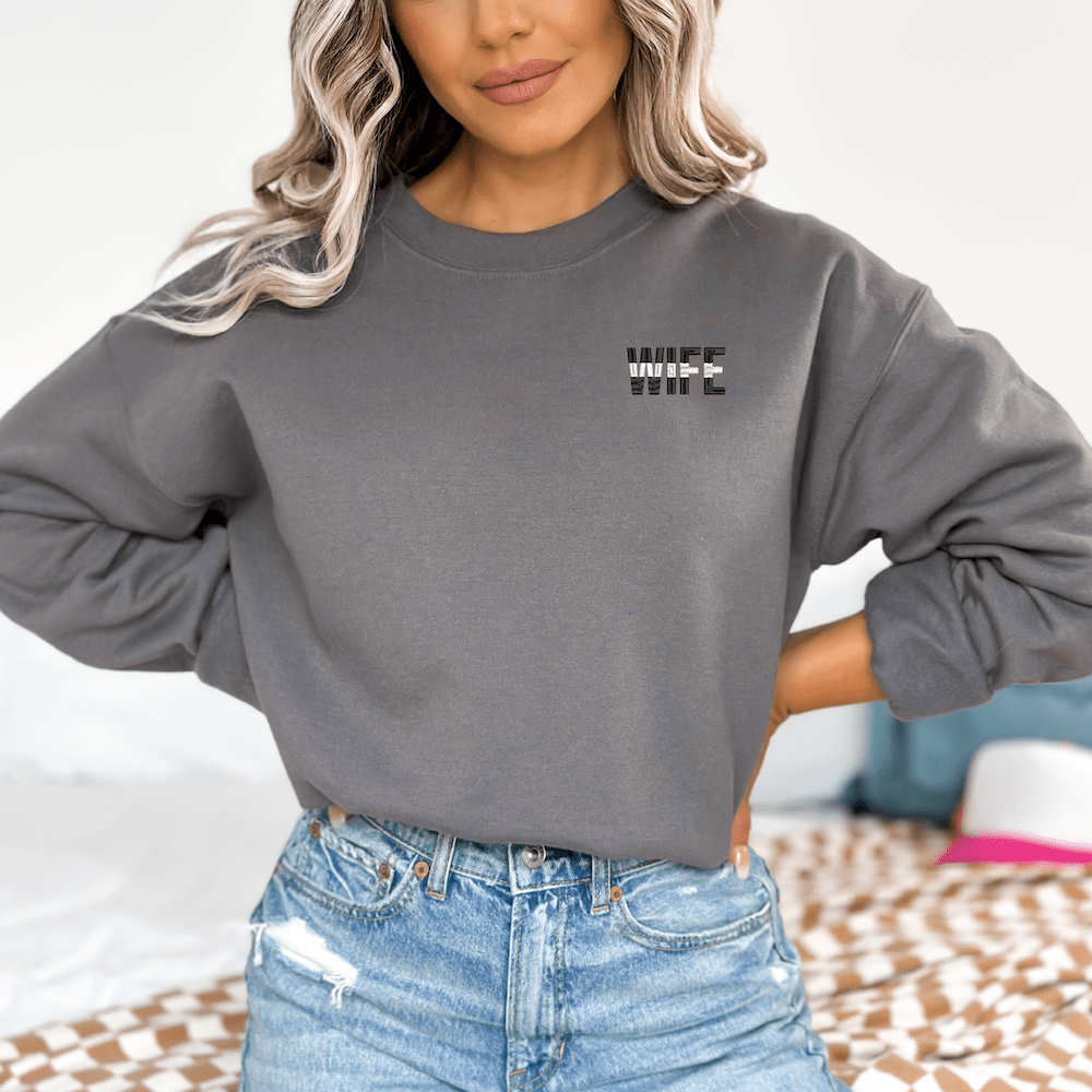 EMS Thin White Line Wife Crewneck