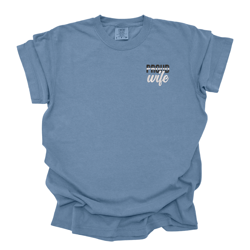 EMS Proud Wife Comfort Colors T-Shirt