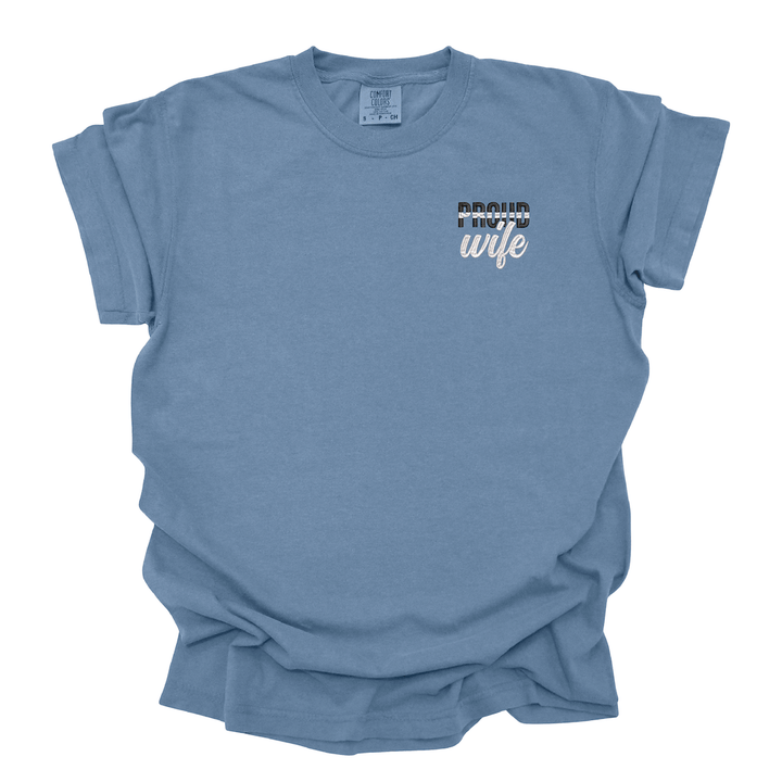 EMS Proud Wife Comfort Colors T-Shirt