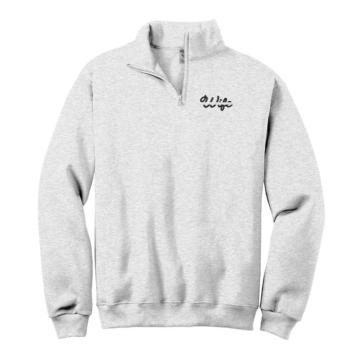 EMS Thin White Line Wife Quarter Zip Sweatshirt
