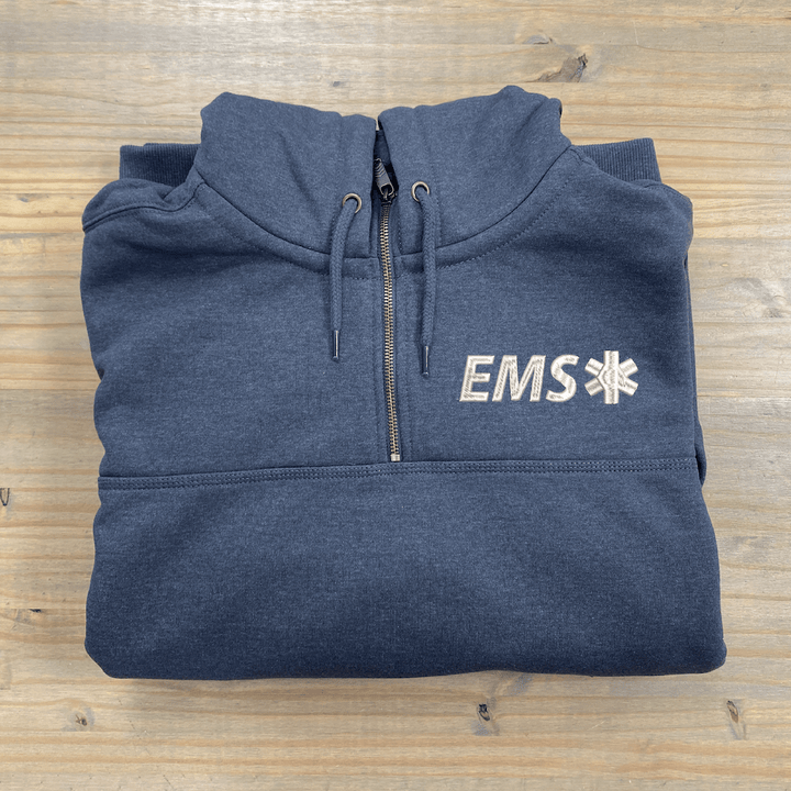 EMS Star of Life Carhartt® Heavyweight Hooded Zip Mock Sweatshirt Job Shirt