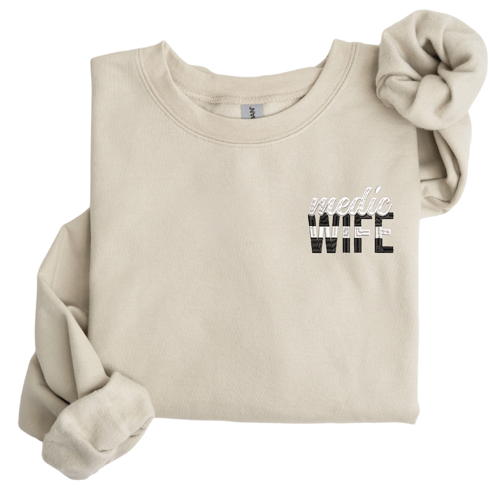 EMS Medic Wife Crewneck Sweatshirt