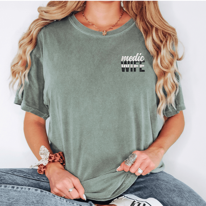 EMS Technician Wife Comfort Colors T-Shirt