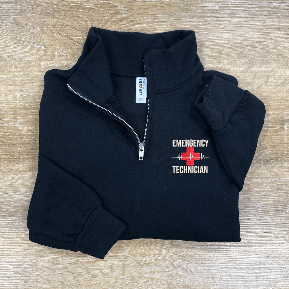 Emergency Technician Quarter Zip Sweatshirt