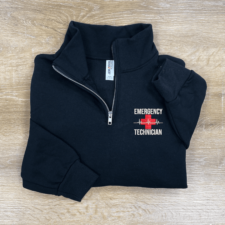 Emergency Technician Quarter Zip Sweatshirt