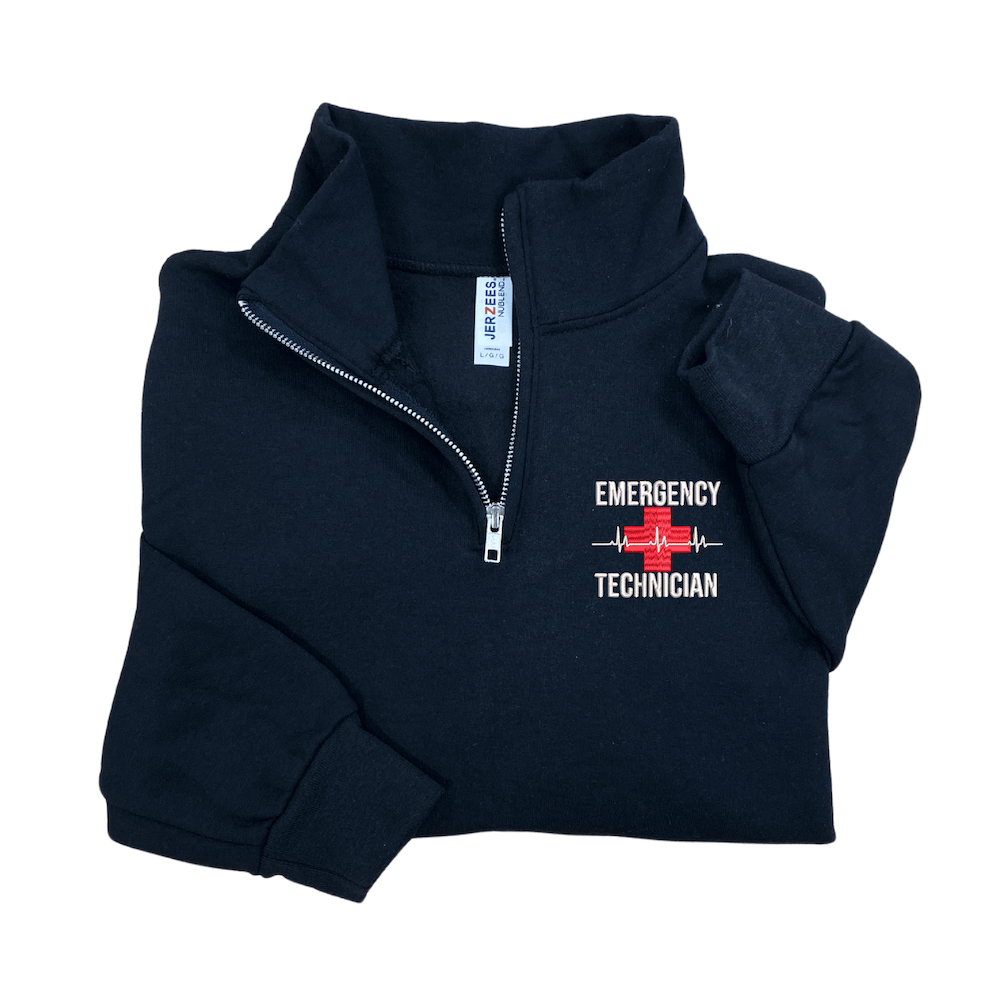 Emergency Technician Quarter Zip Sweatshirt