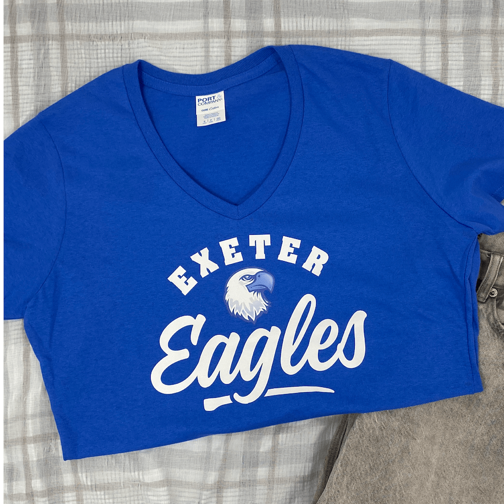 Exeter Eagles V-Neck T-Shirt