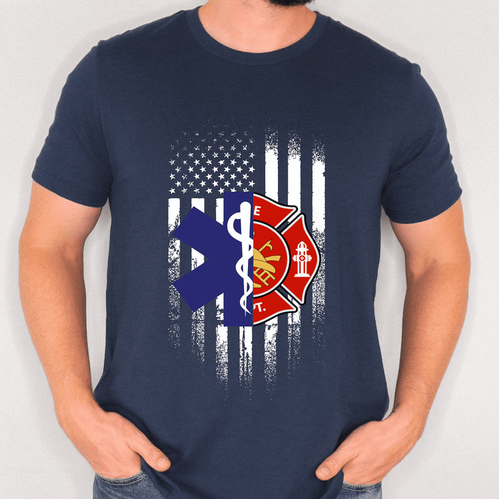 EMS Firefighter Heavy Cotton™ T-Shirt