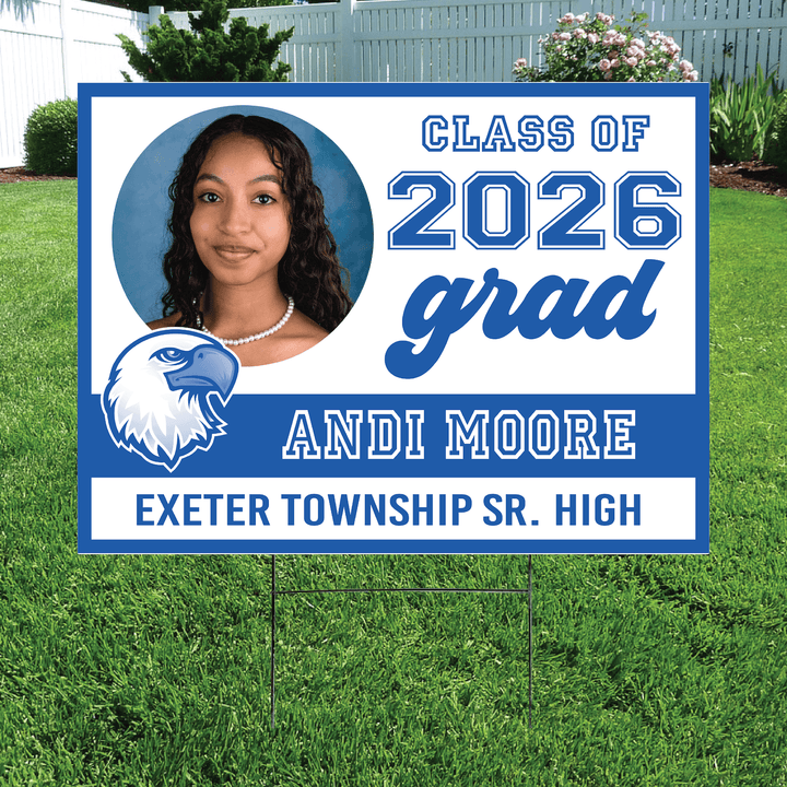 Class of 2026 Exeter Graduate Yard Signs