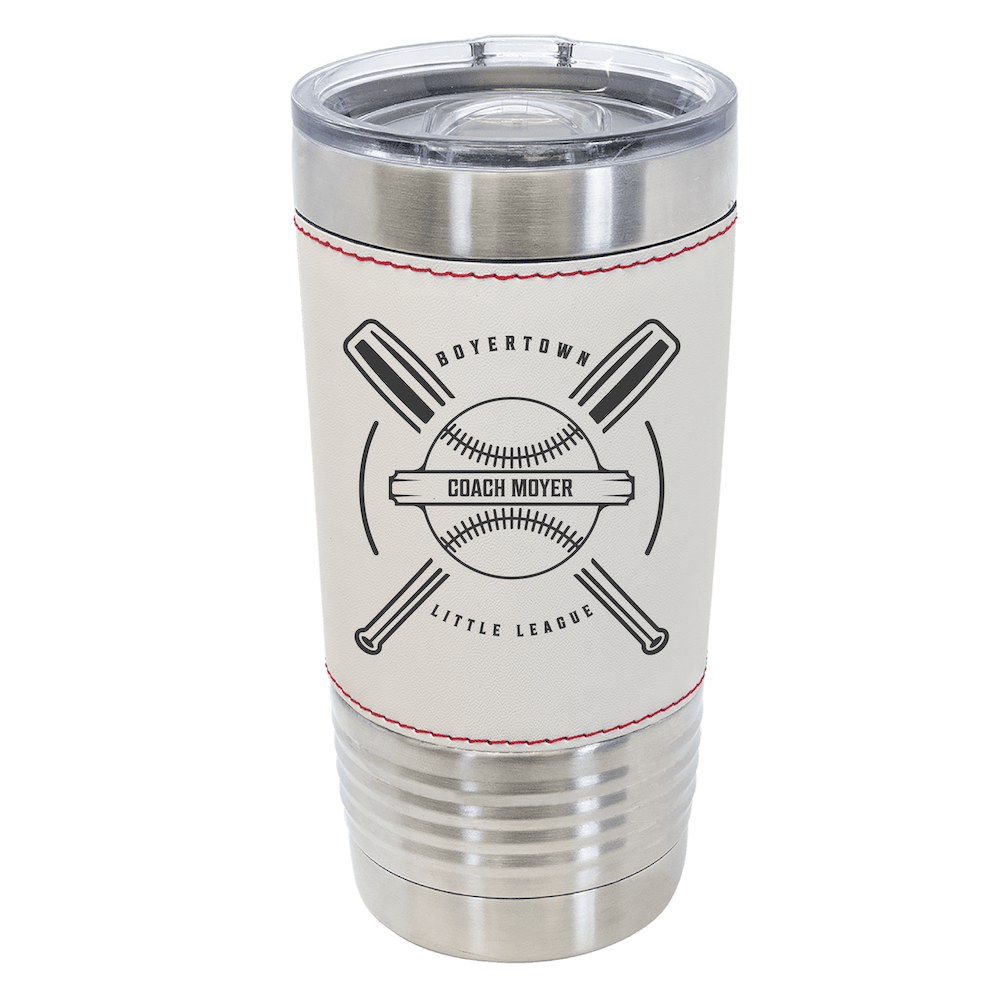 Baseball Stitch Coach Tumbler