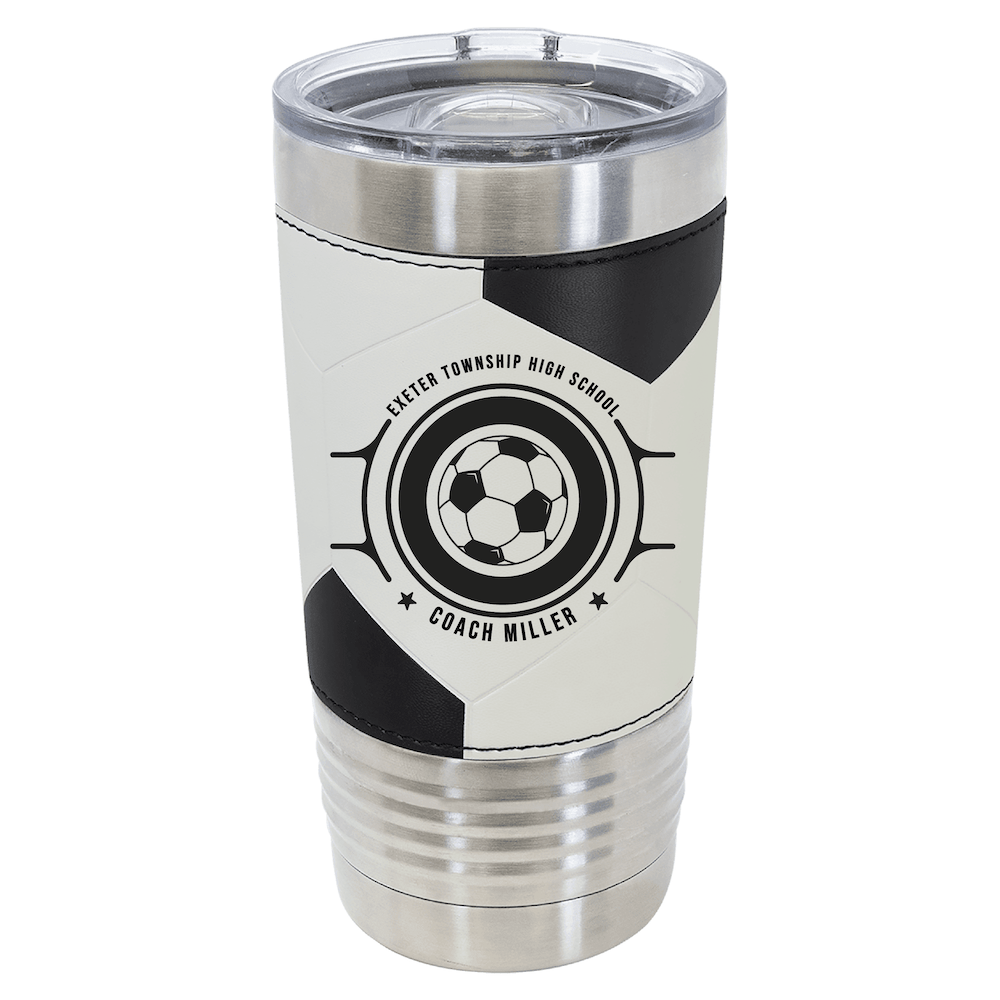 20oz Soccer Ball Coach Appreciation Tumbler