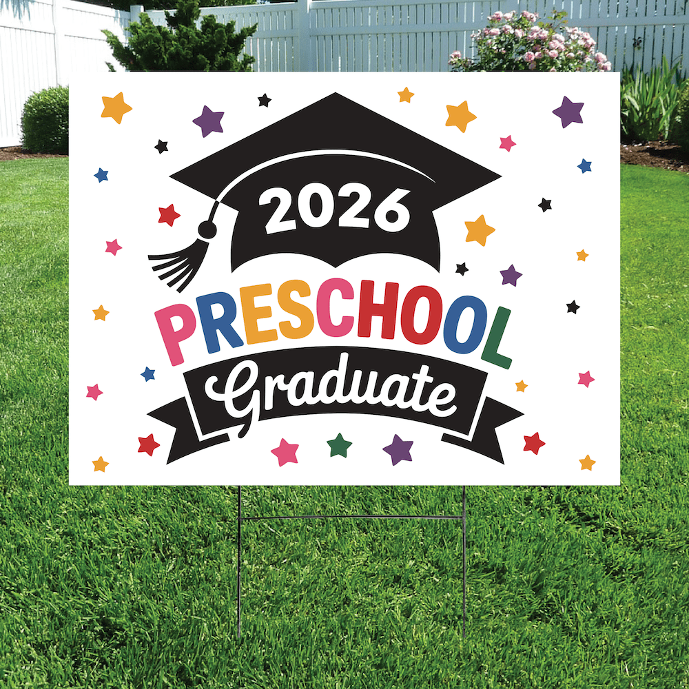 2026 Preschool Grad Yard Sign