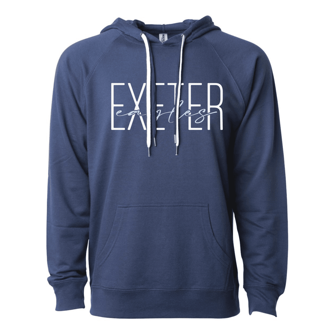 Exeter Eagles modern hoodie, a popular spirit wear fundraiser item