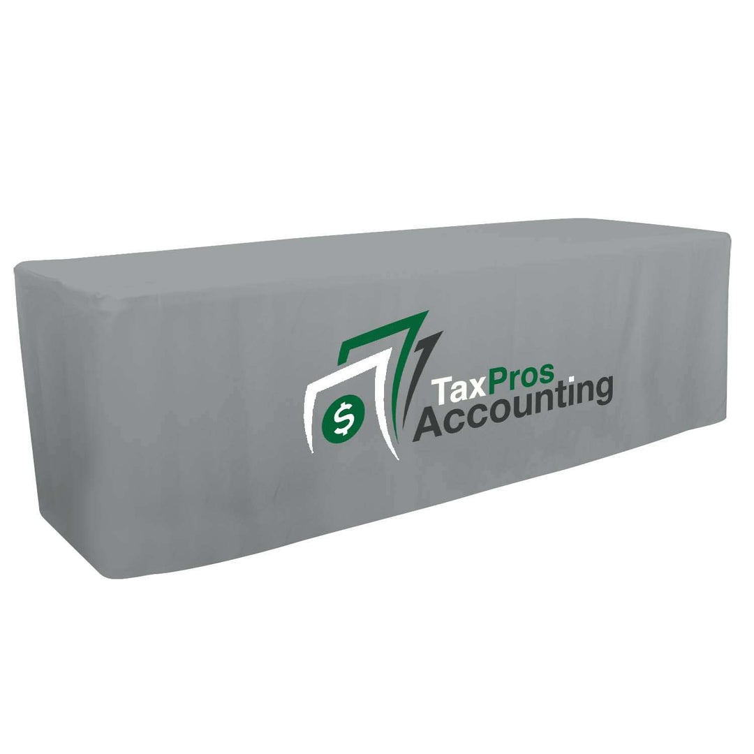 Fitted Table Throw (Front Print)