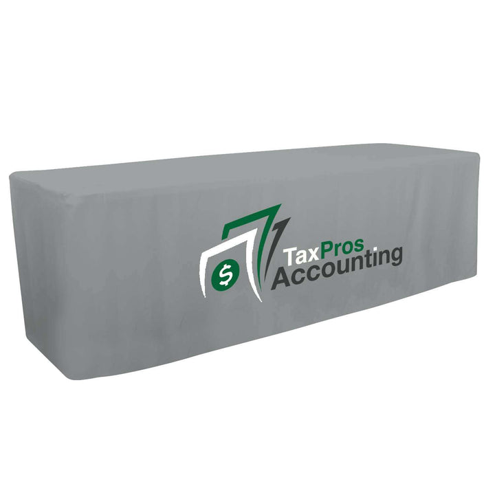 Fitted Table Throw (Front Print)
