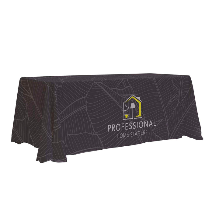Lightweight 3-Sided Table Throw (Full Coverage Print)