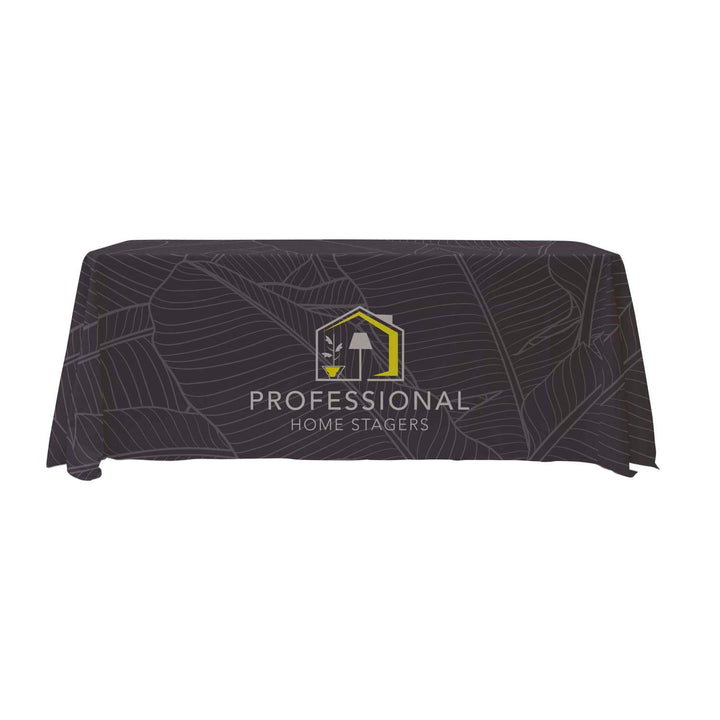 Lightweight 3-Sided Table Throw (Full Coverage Print)