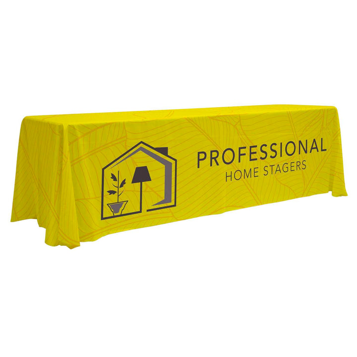 Lightweight 3-Sided Table Throw (Full Coverage Print)