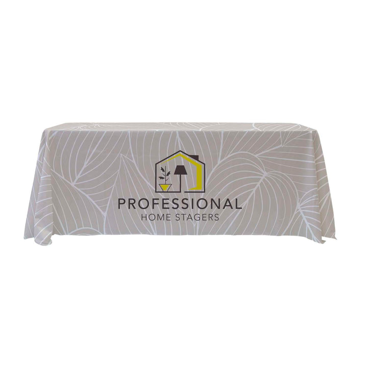Lightweight 4-Sided Table Throw (Full Coverage Print)