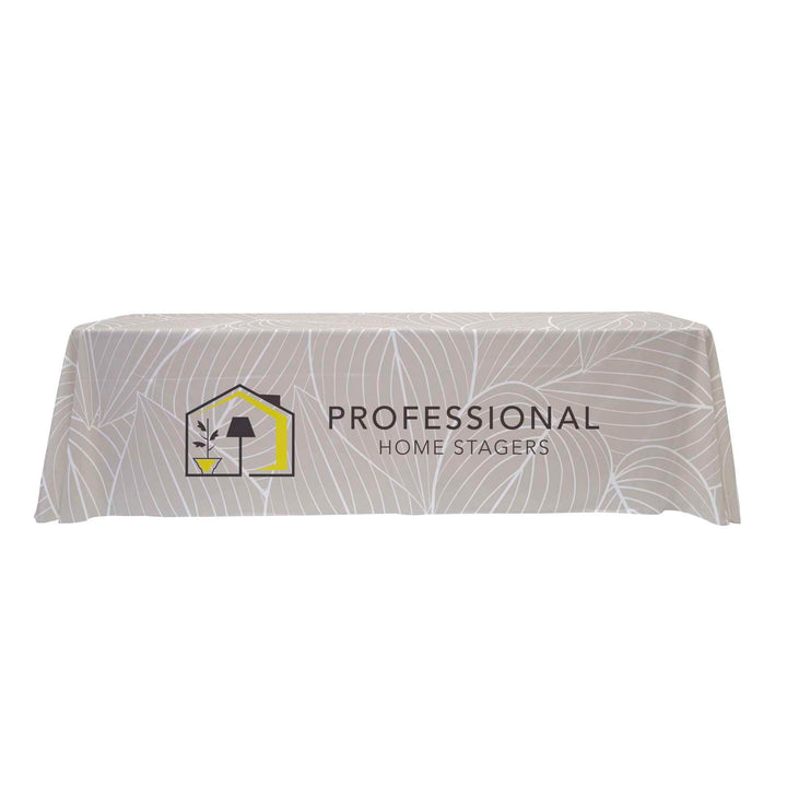 Lightweight 4-Sided Table Throw (Full Coverage Print)