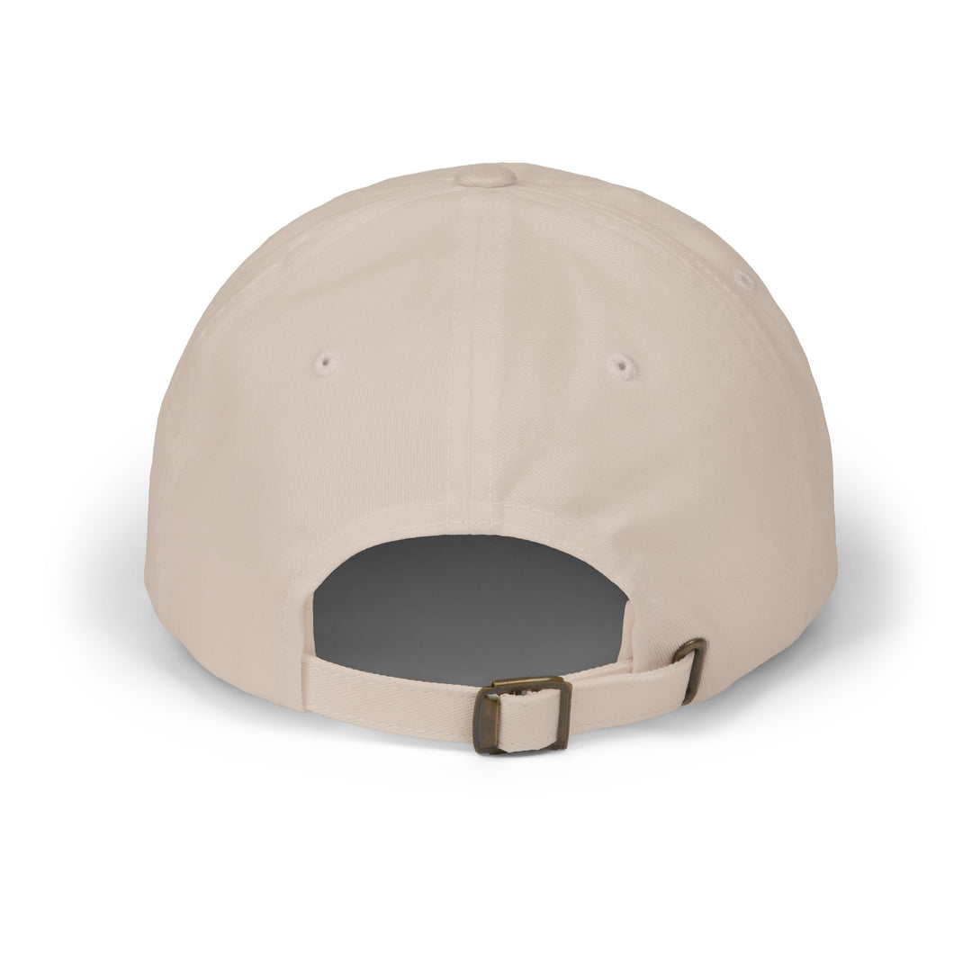 Stone fire wife dad cap, back view with adjustable strap