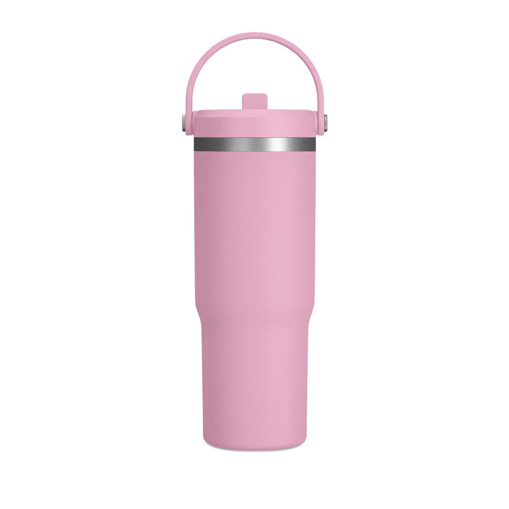 Personalized Firefighter Wife Tumbler - 32oz Insulated Travel Mug with Handle