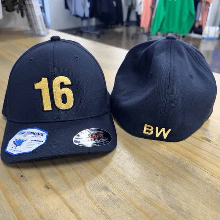 Custom Fire Company Number - Flexfit - Cotton Blend Cap