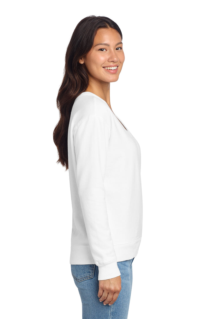 Exeter Eagles Beach Wash V-Neck Sweatshirt | Women&