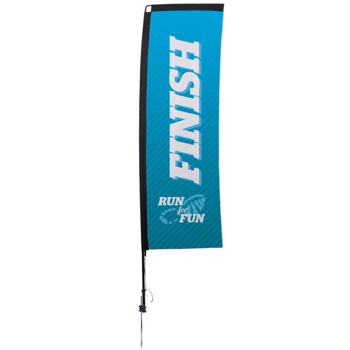Premium Rectangle Sail Sign Kit (Single-Sided with Ground Spike)