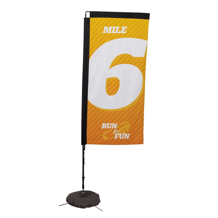 Premium Rectangle Sail Sign Kit (Single-Sided with Scissor Base)