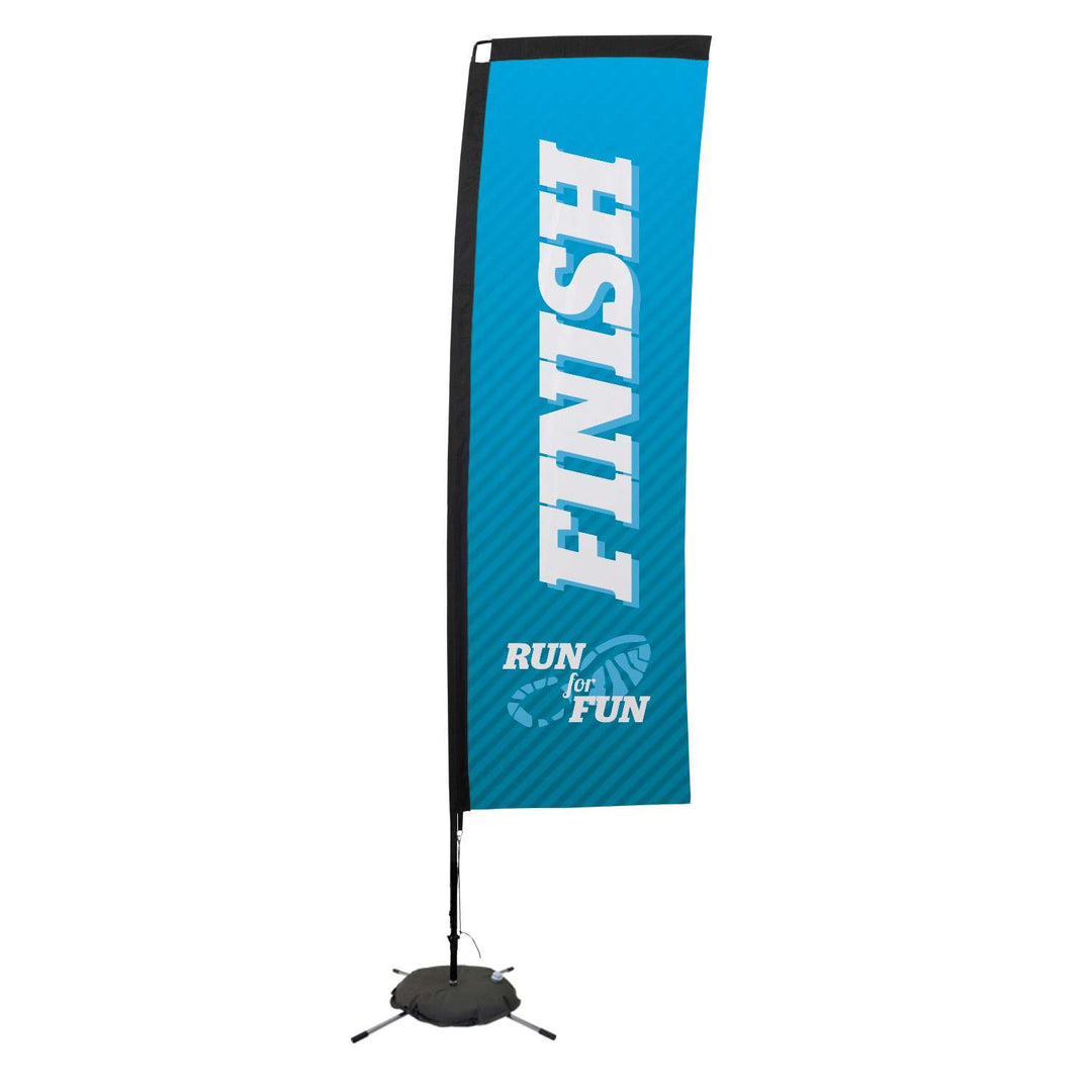 Premium Rectangle Sail Sign Kit (Single-Sided with Scissor Base)