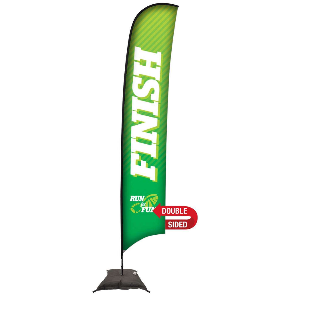Premium Razor Sail Sign Kit (Double-Sided with Scissor Base)