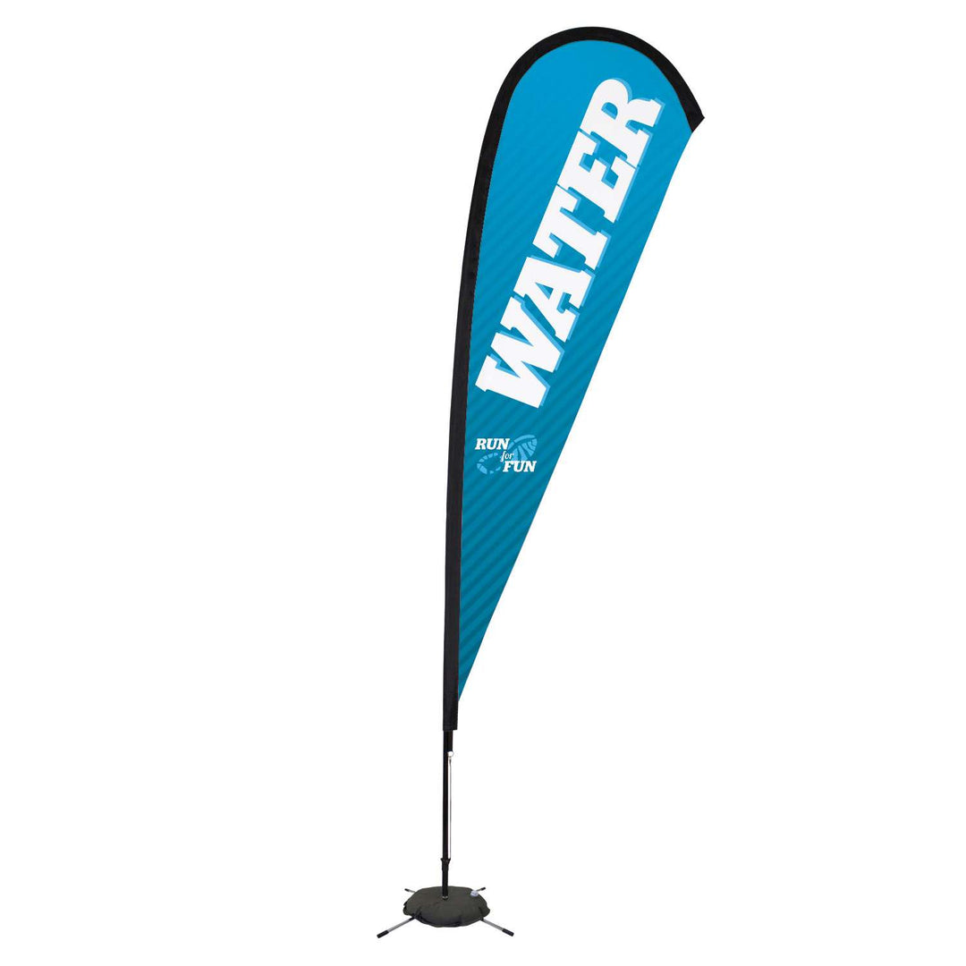 Premium Teardrop Sail Sign Kit (Single-Sided with Scissor Base)