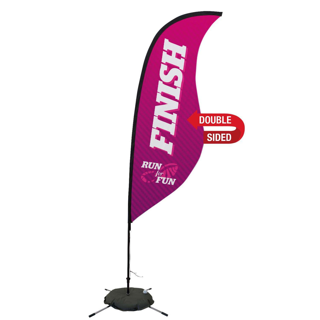 Premium Sabre Sail Sign Kit (Double-Sided with Scissor Base)
