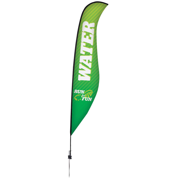 Premium Sabre Sail Sign Kit (Single-Sided with Ground Spike)