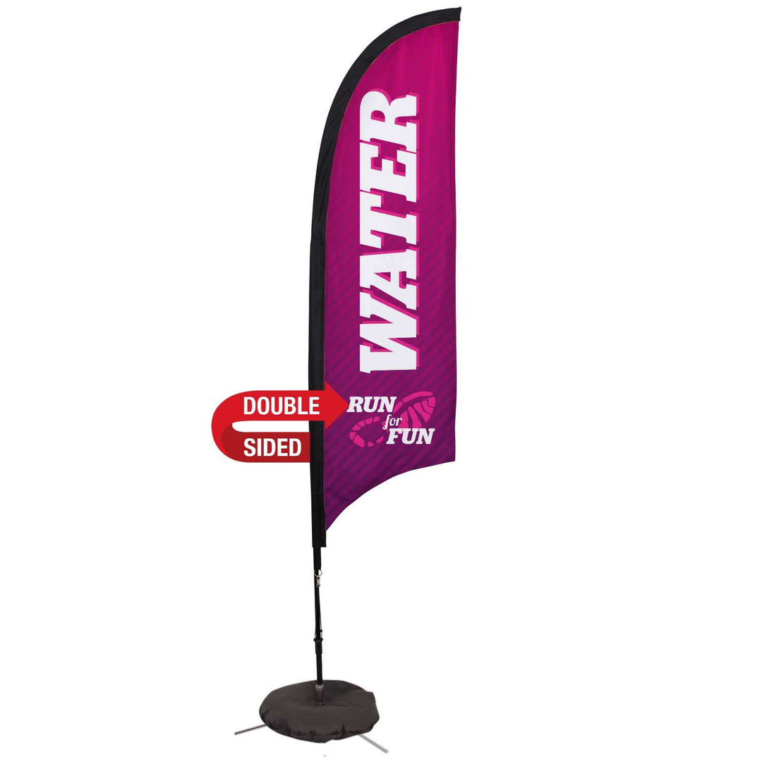 Premium Razor Sail Sign Kit (Double-Sided with Scissor Base)