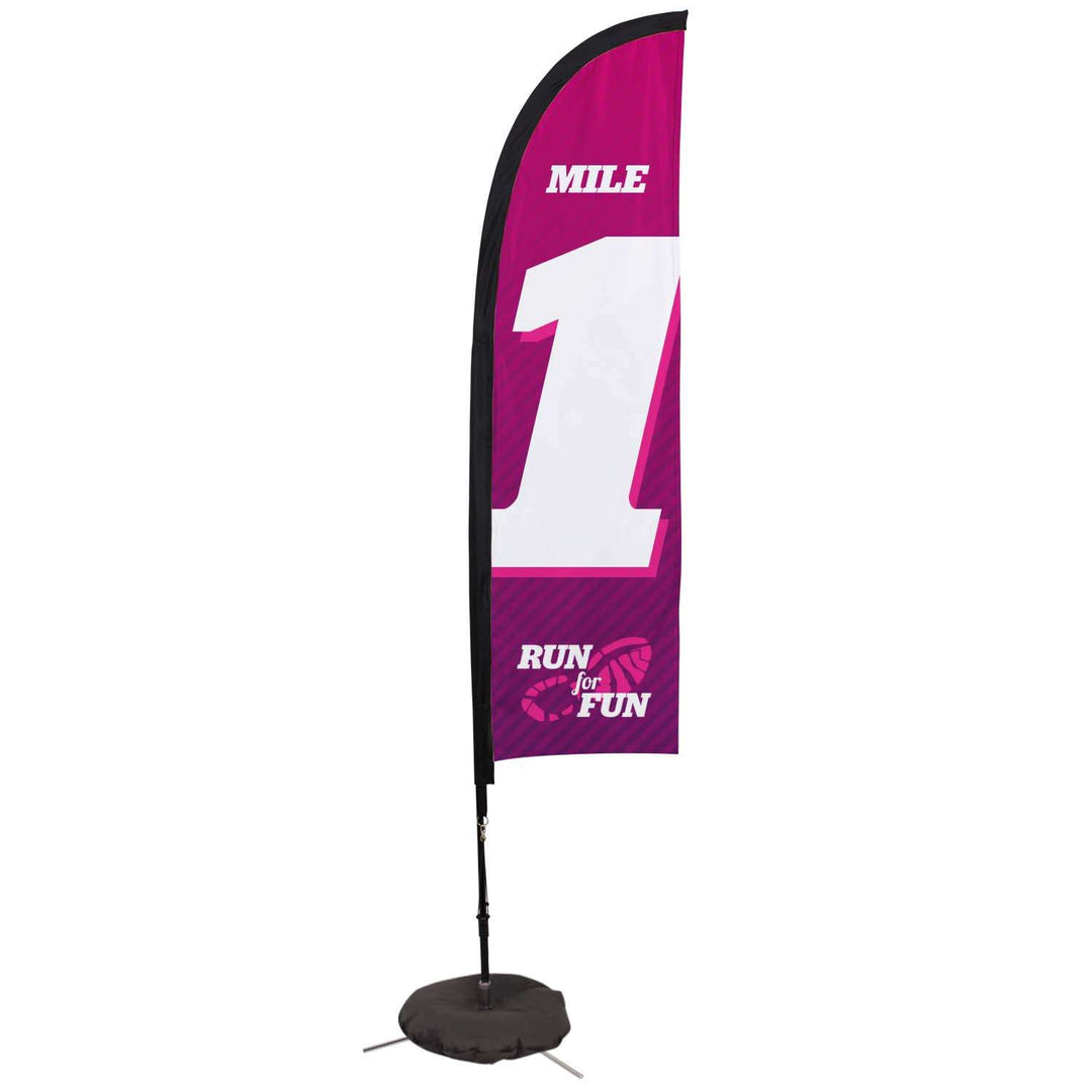 Premium Blade Sail Sign Kit (Single-Sided with Scissor Base)