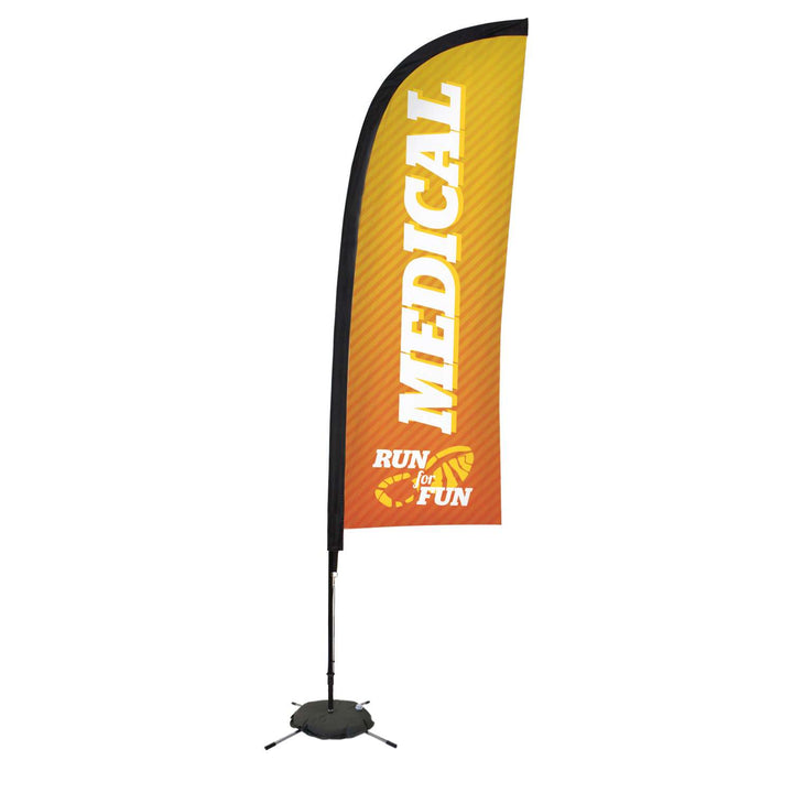 Premium Blade Sail Sign Kit (Single-Sided with Scissor Base)