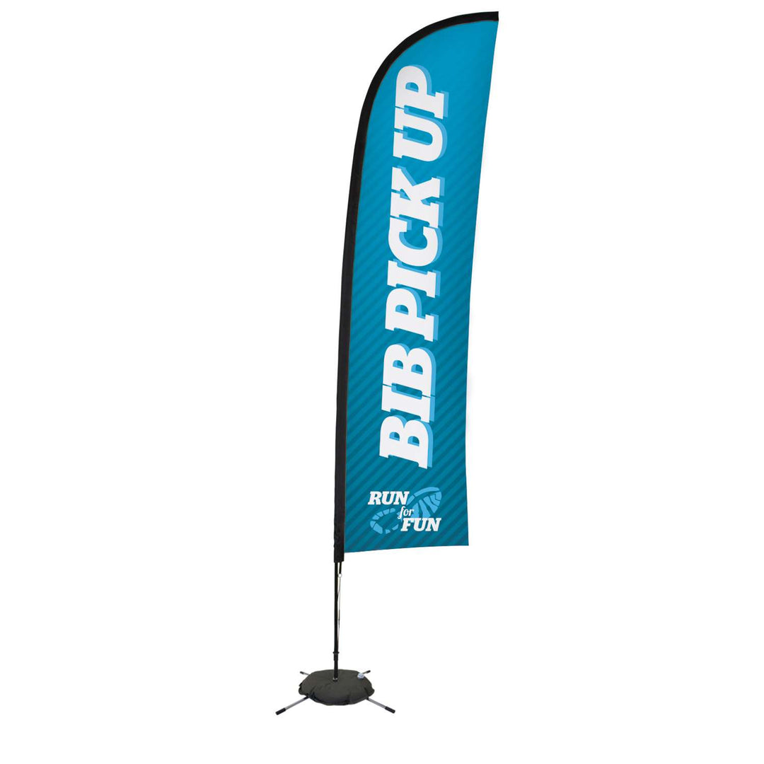 Premium Blade Sail Sign Kit (Single-Sided with Scissor Base)