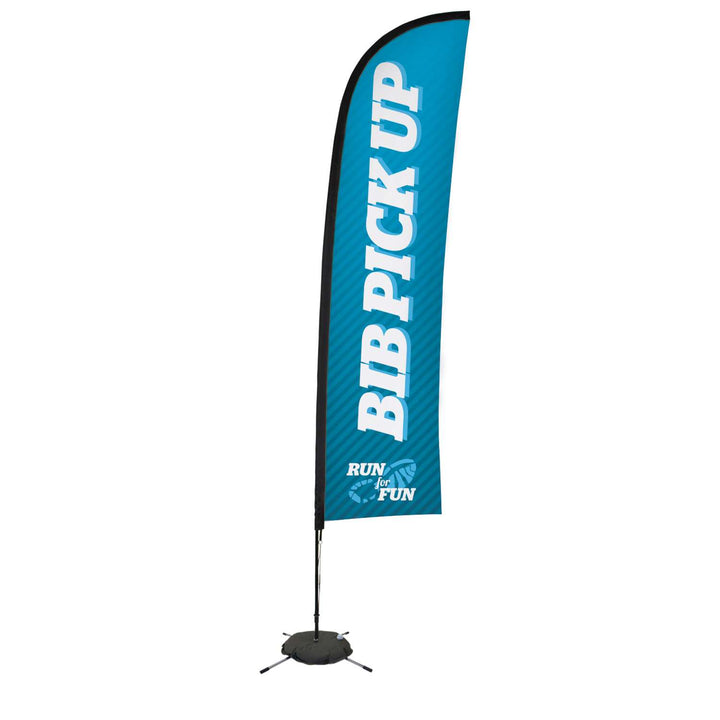 Premium Blade Sail Sign Kit (Single-Sided with Scissor Base)