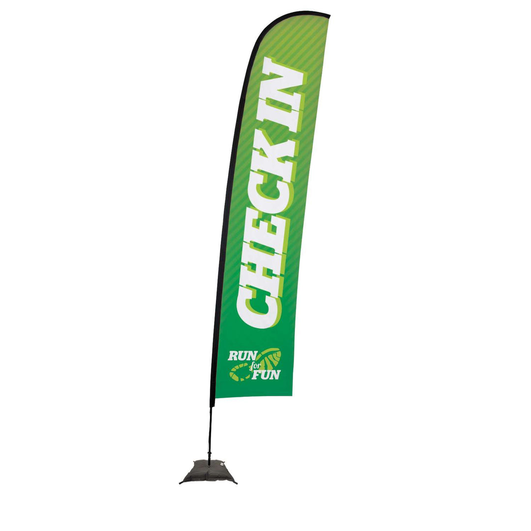 Premium Blade Sail Sign Kit (Single-Sided with Scissor Base)