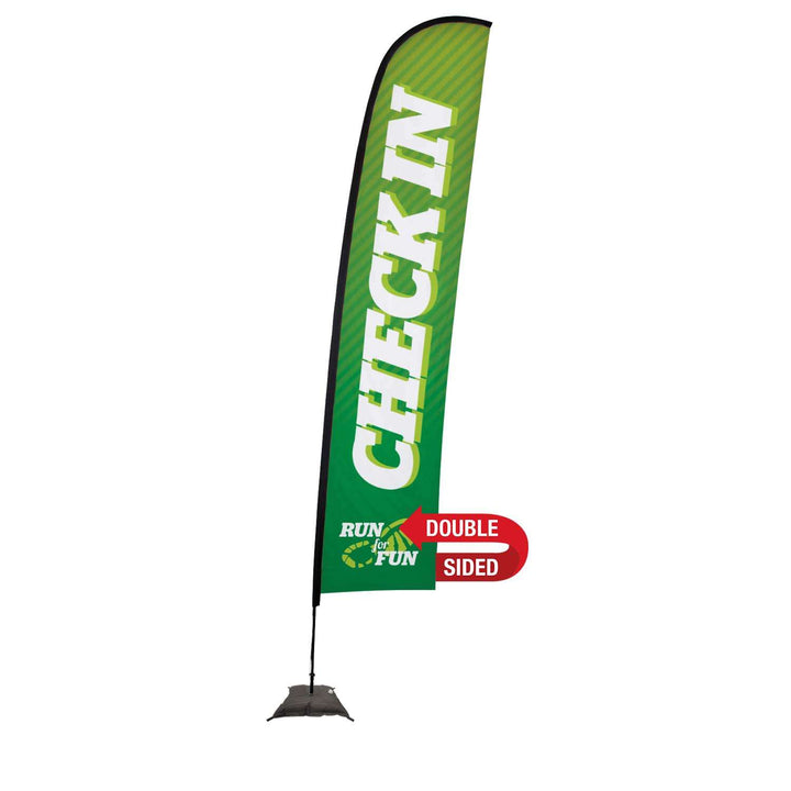 Premium Blade Sail Sign Kit (Double-Sided with Scissor Base)