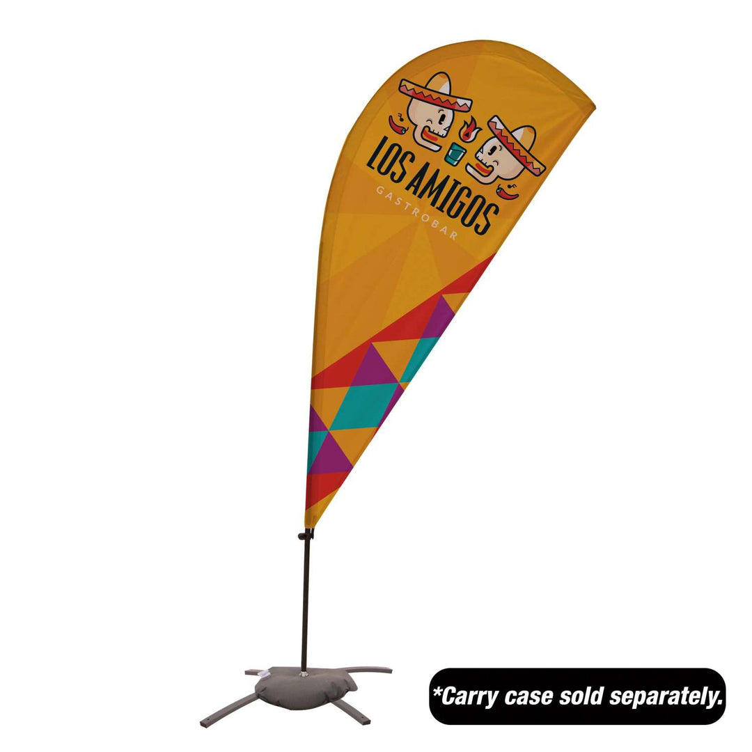 Value Teardrop Sail Sign Kit (Single-Sided with Cross Base)