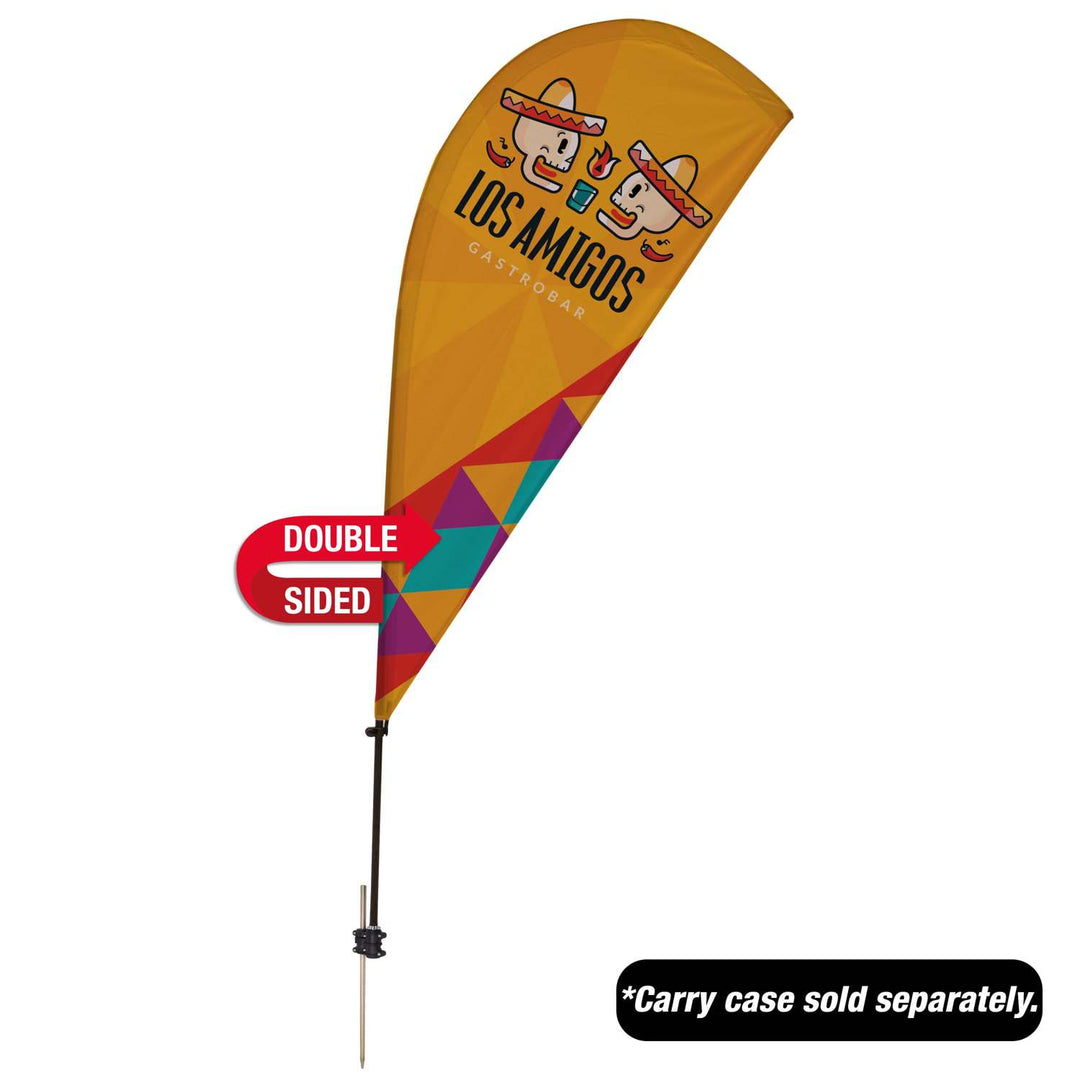 Value Teardrop Sail Sign Kit (Double-Sided with Value Spike)