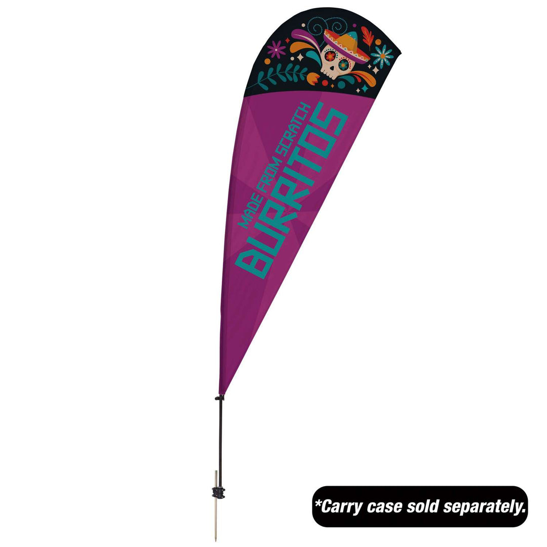 Value Teardrop Sail Sign Kit (Single-Sided with Value Spike)