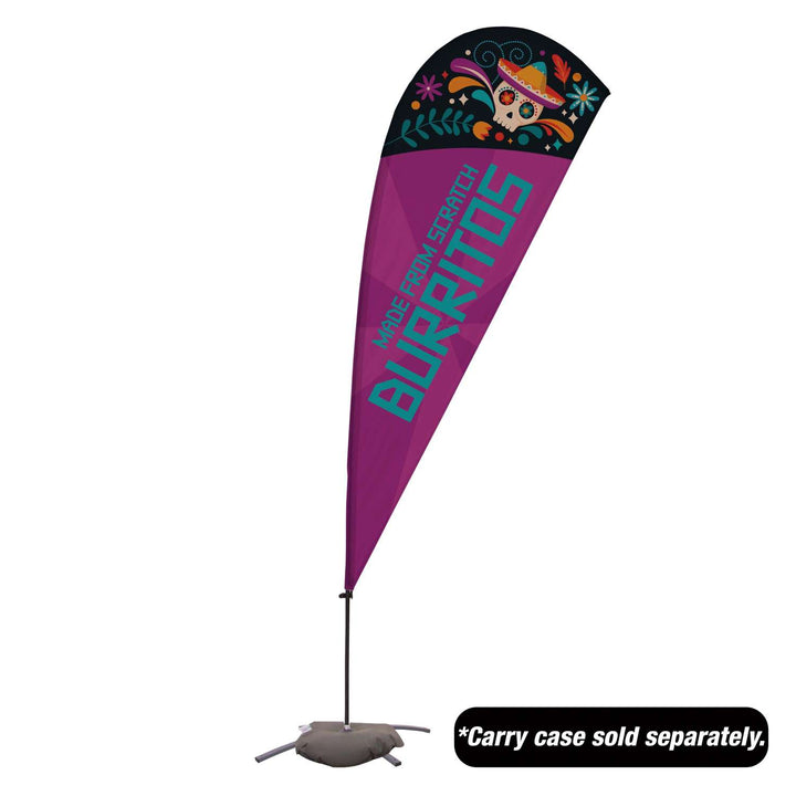 Value Teardrop Sail Sign Kit (Single-Sided with Cross Base)